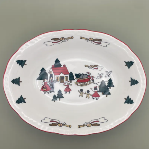 Mason's Christmas Village Vegetable Bowl 1796 24 cm